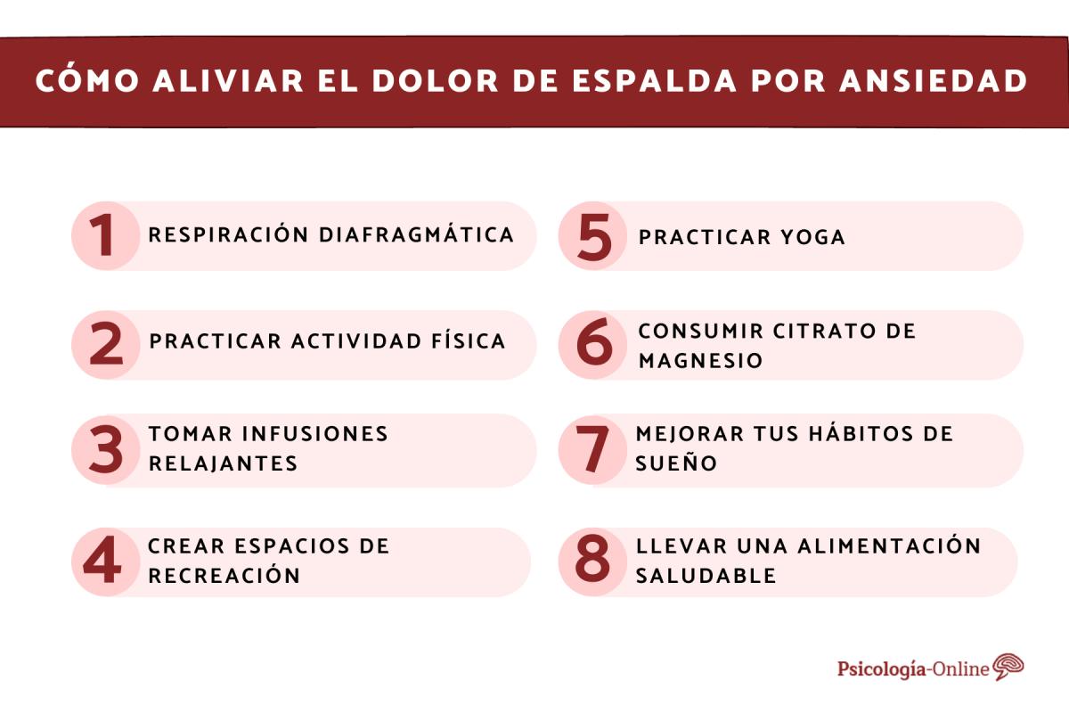 Cómo aliviar el dolor de espalda por ansiedad