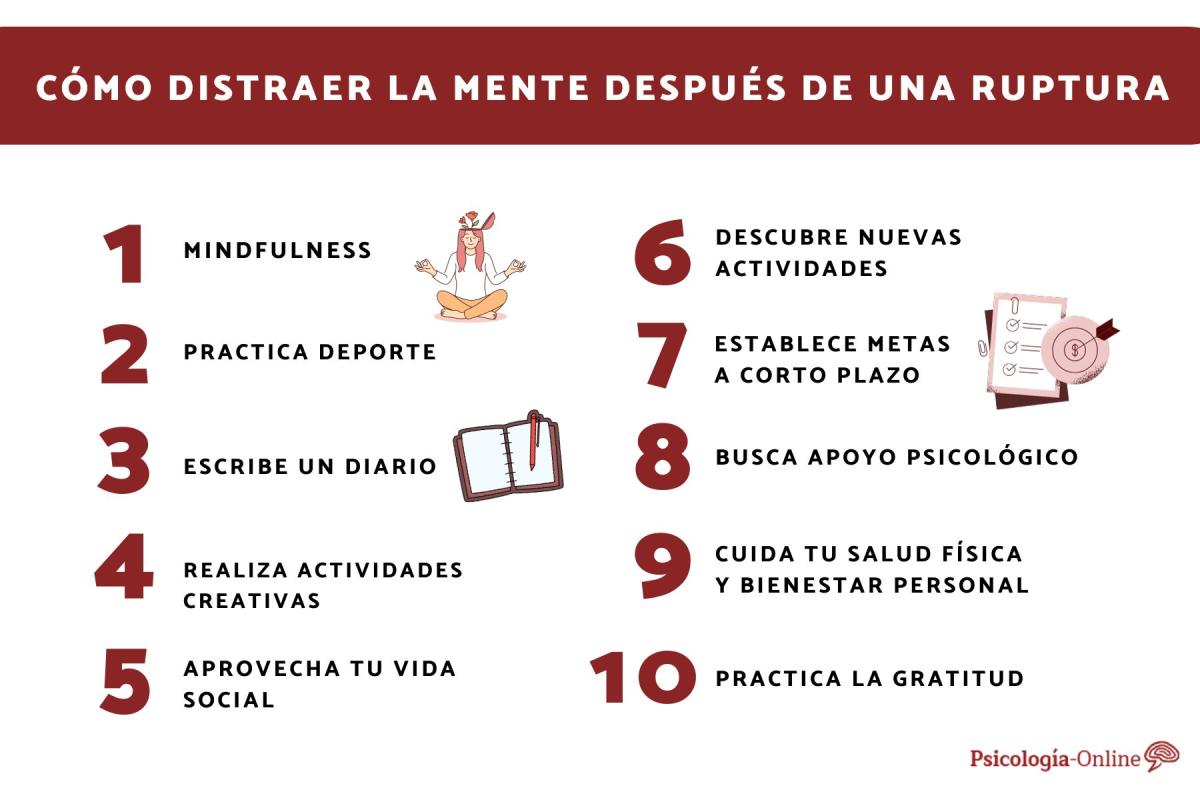 Cómo distraer la mente después de una ruptura