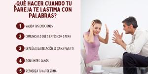 ¿Qué hacer cuando tu pareja te lastima con palabras?