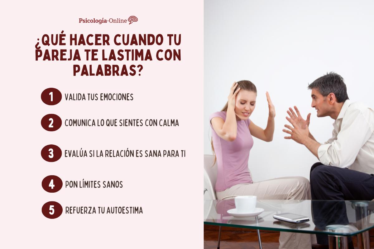 ¿Qué hacer cuando tu pareja te lastima con palabras?