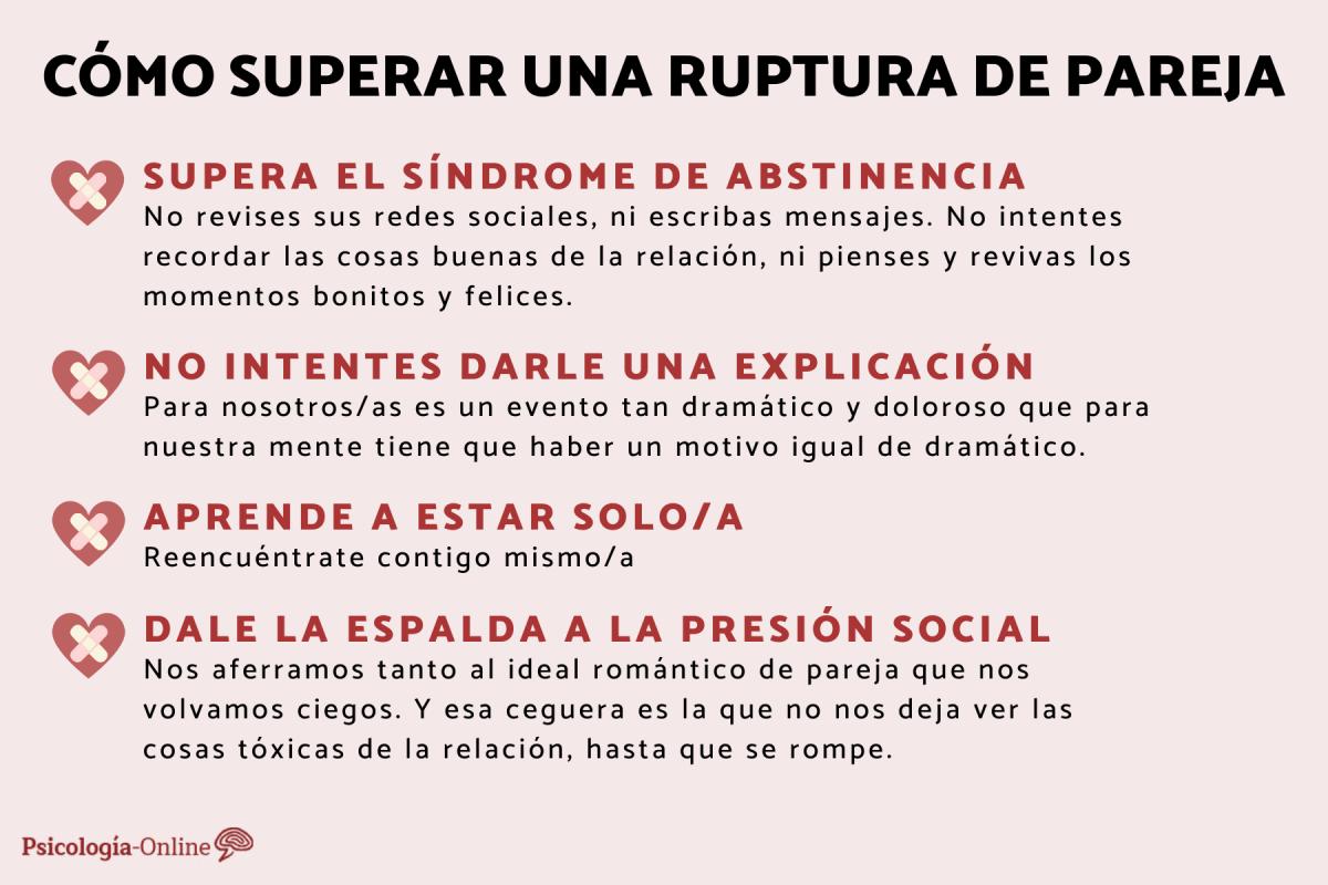 Cómo superar una ruptura de pareja