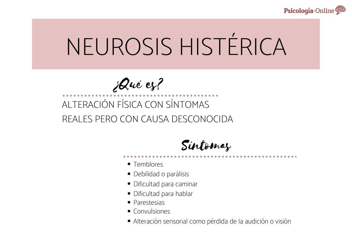 Neurosis histérica: qué es, síntomas, características y tratamiento
