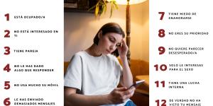 12 Razones por las que te deja en visto y qué hacer