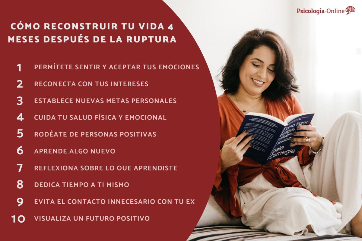 Cómo reconstruir tu vida 4 meses después de la ruptura