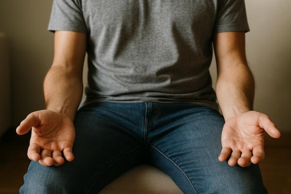 ¿Cómo tranquilizar los nervios rápido? - 4. Pon las manos para arriba 