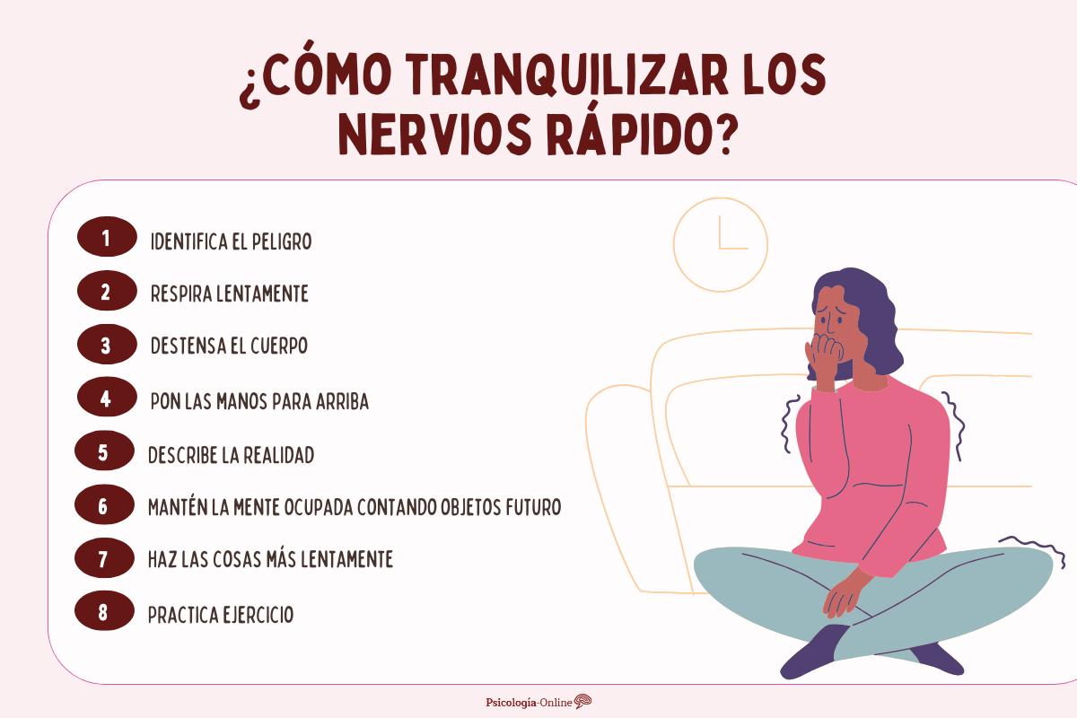 ¿Cómo tranquilizar los nervios rápido?