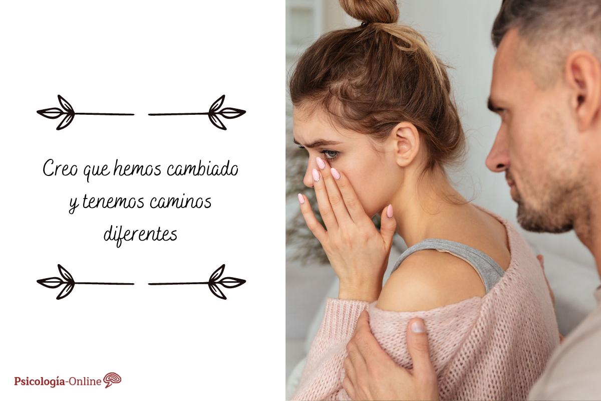 Frases para terminar una relación sin hacer daño y su significado