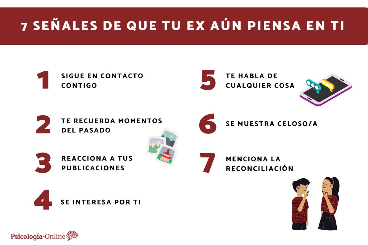 Señales de que tu ex aún piensa en ti