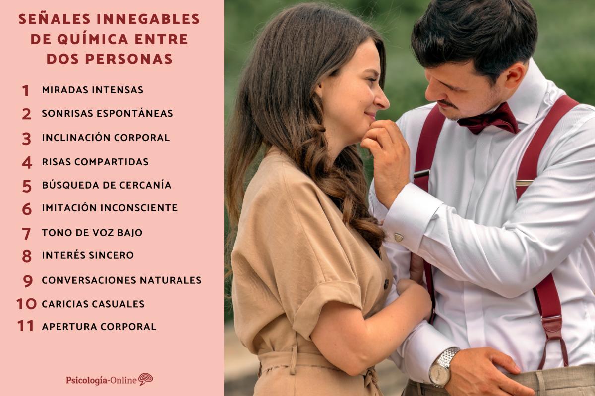 Señales innegables de química entre dos personas