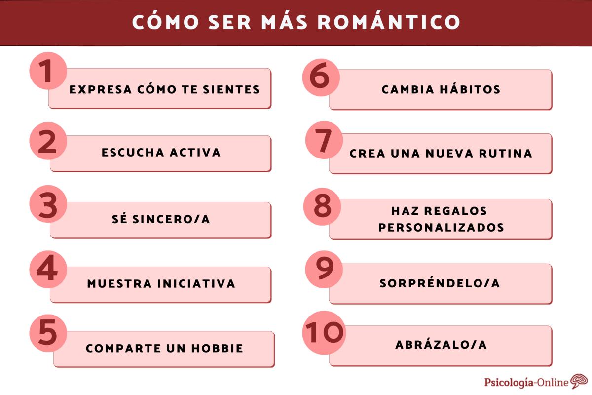 Cómo ser más romántico
