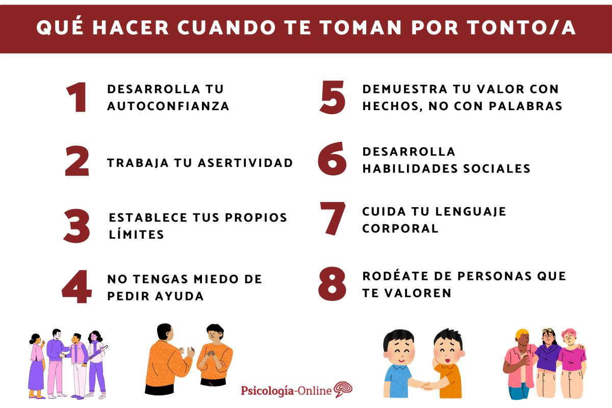 Qué hacer cuando te toman por tonto/a