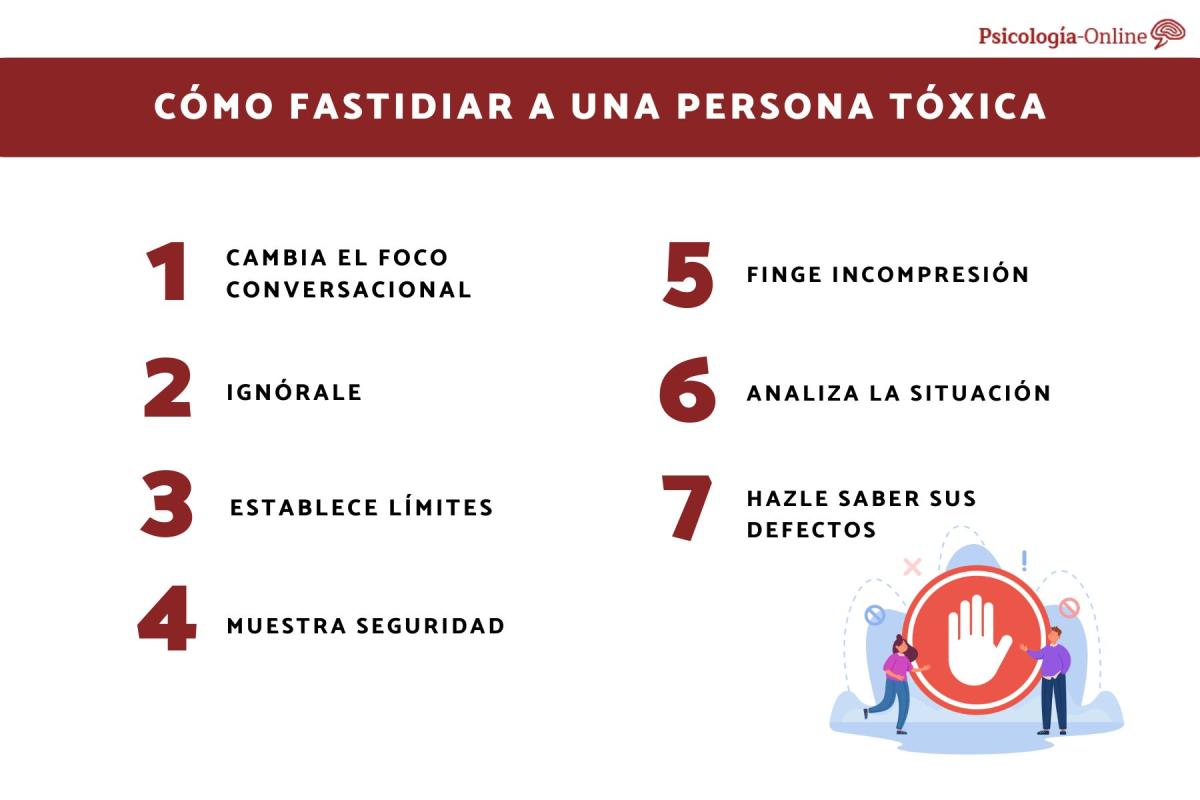 Cómo fastidiar a una persona tóxica