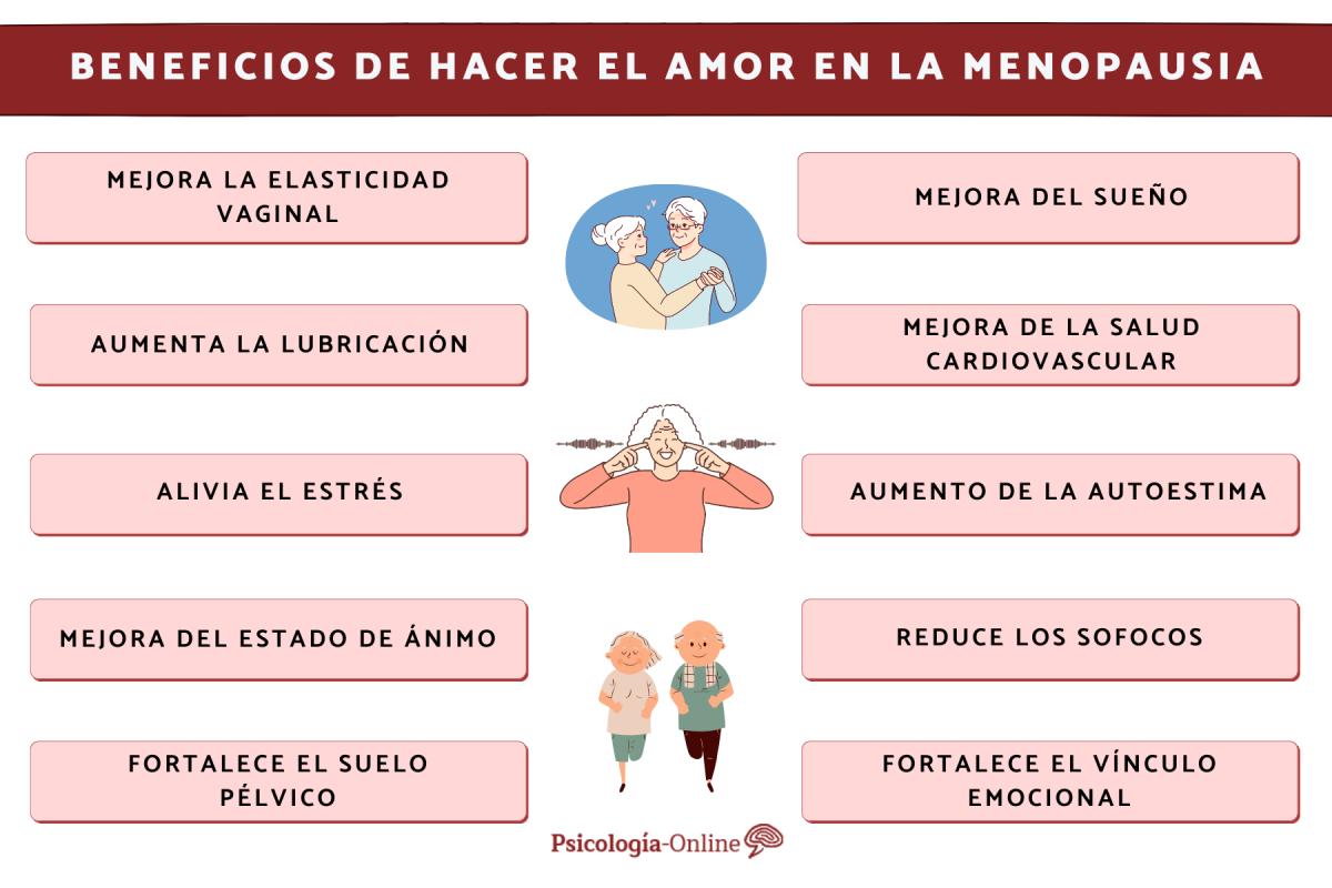 Beneficios de hacer el amor en la menopausia