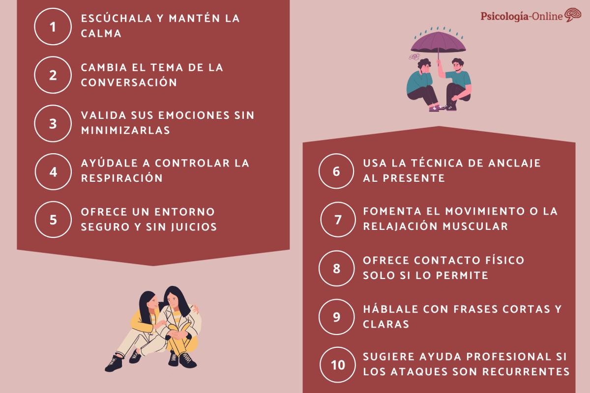 Cómo calmar un ataque de ansiedad de otra persona