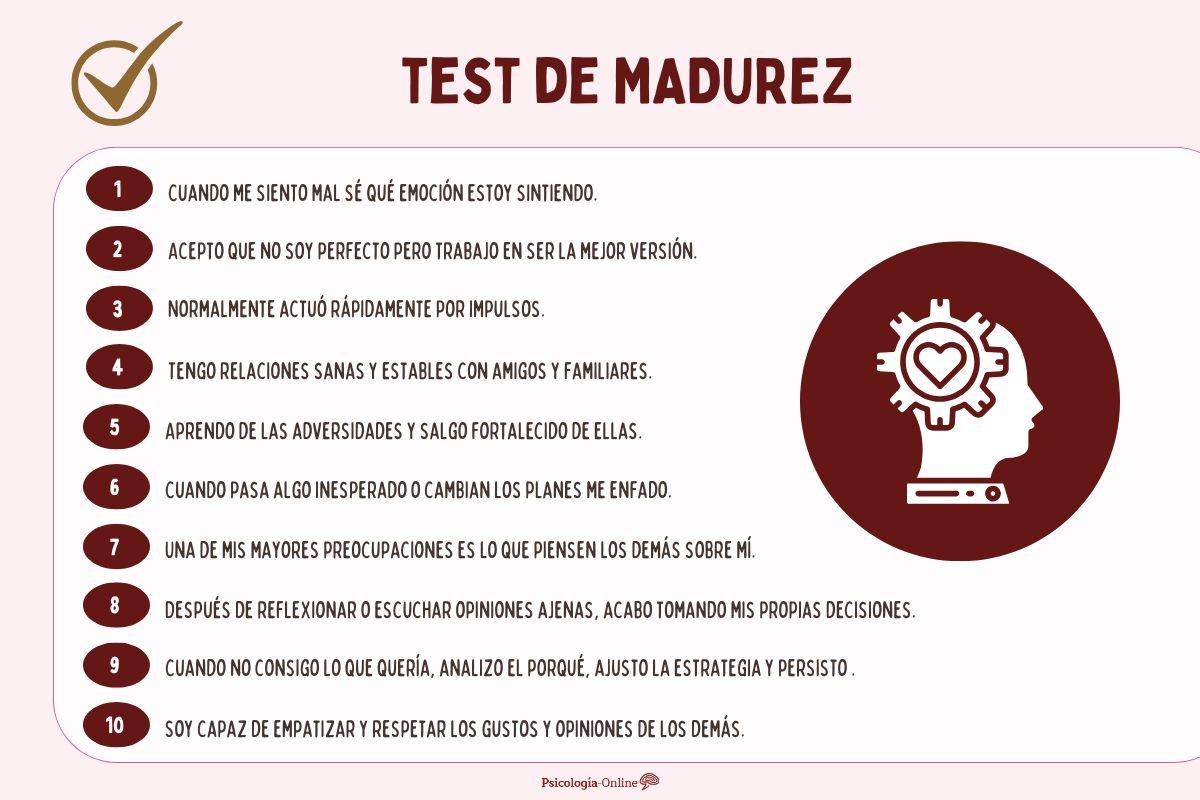 Test de madurez
