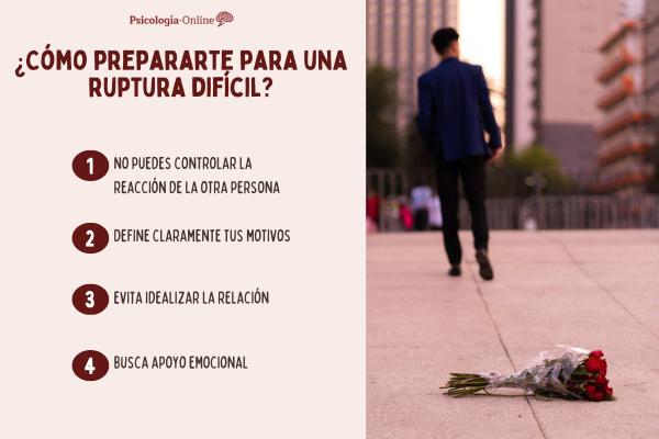 ¿Cómo terminar una relación si la otra persona no quiere? - ¿Cómo prepararte emocionalmente para una ruptura difícil?