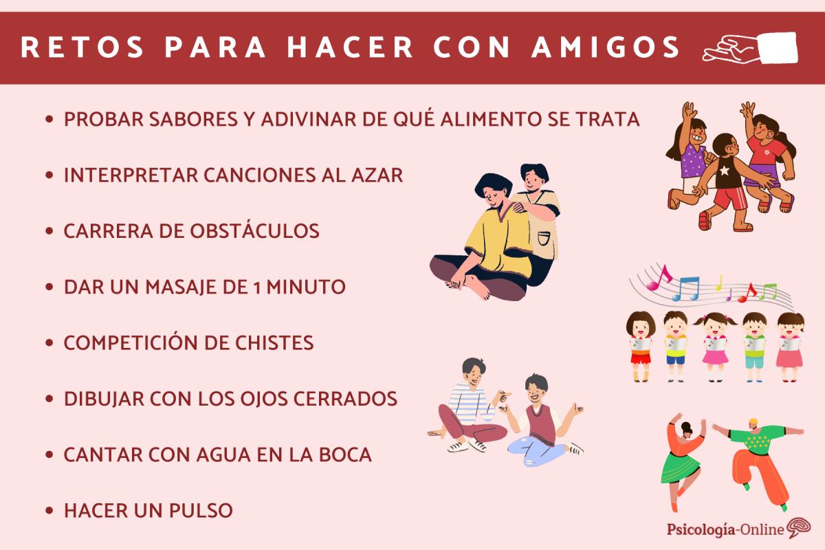 Retos para hacer con amigos