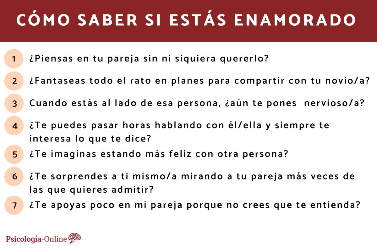 Test para saber si estás enamorado de tu pareja