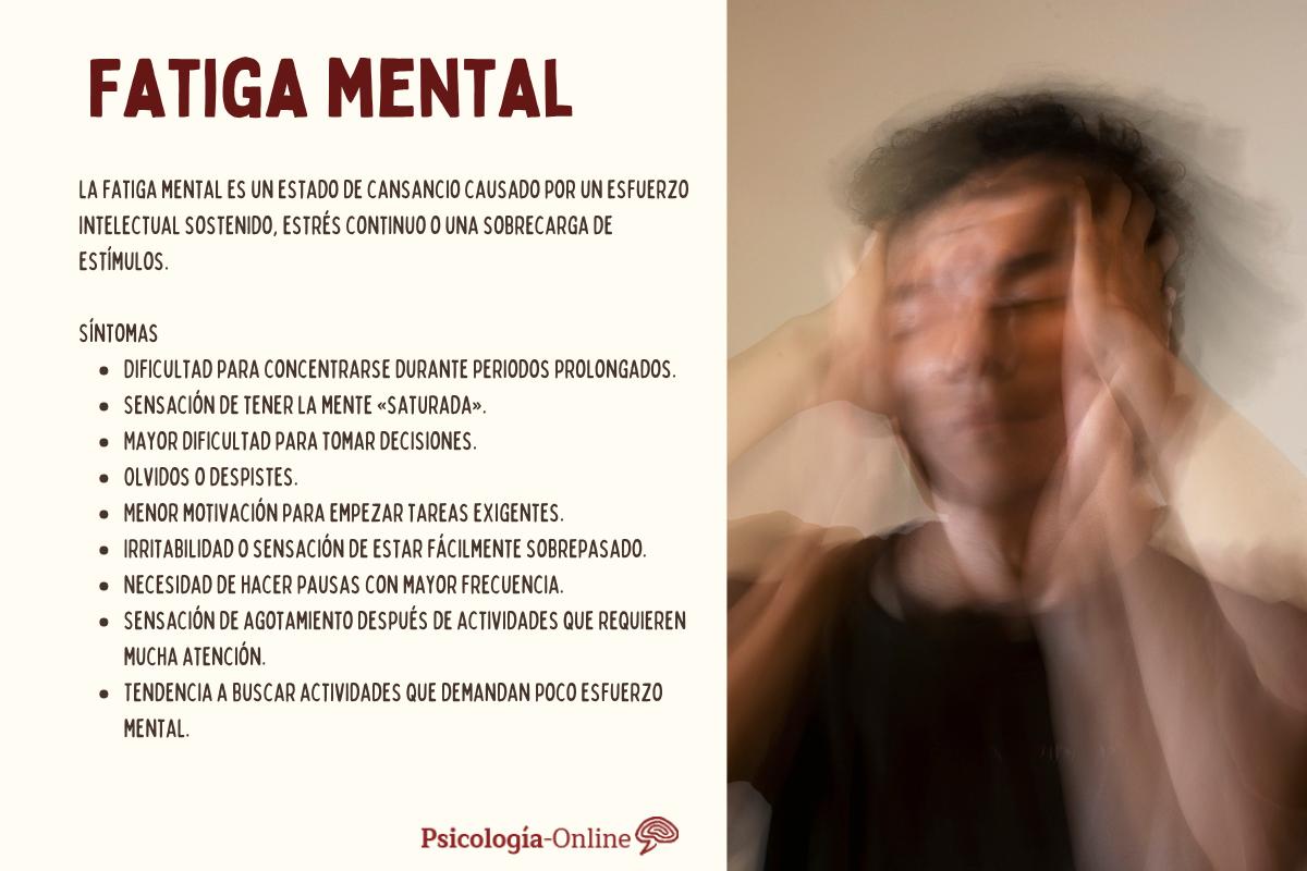 Fatiga mental: síntomas, causas y cómo recuperar la energía