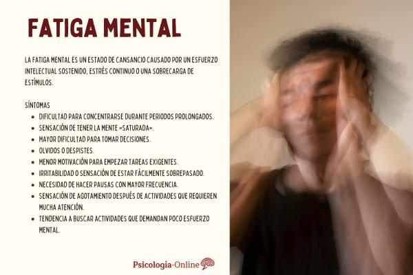 Fatiga mental: síntomas, causas y cómo recuperar la energía