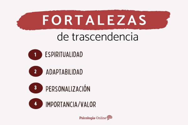 Las fortalezas de una persona: lista con ejemplos - 7. Fortalezas de trascendencia