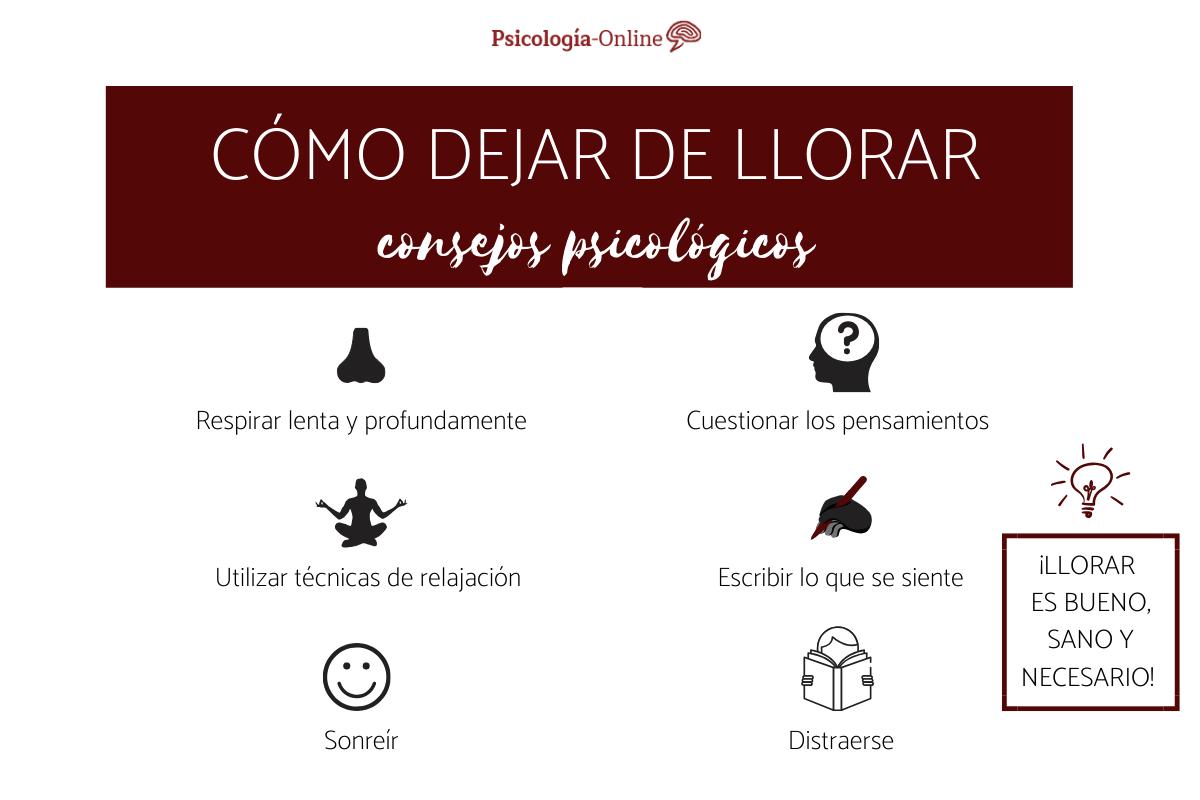 Cómo dejar de llorar