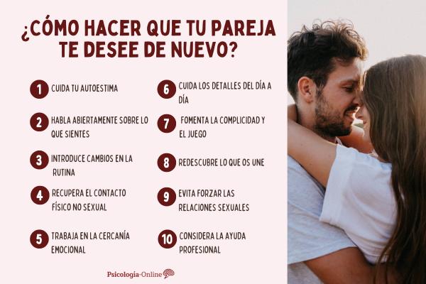 ¿Cómo hacer que tu pareja te desee de nuevo?