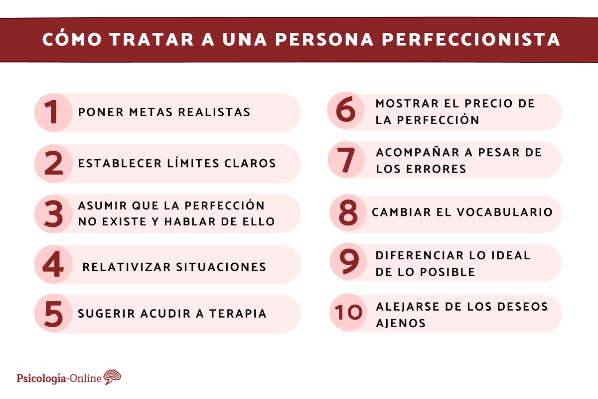 Cómo tratar a una persona perfeccionista