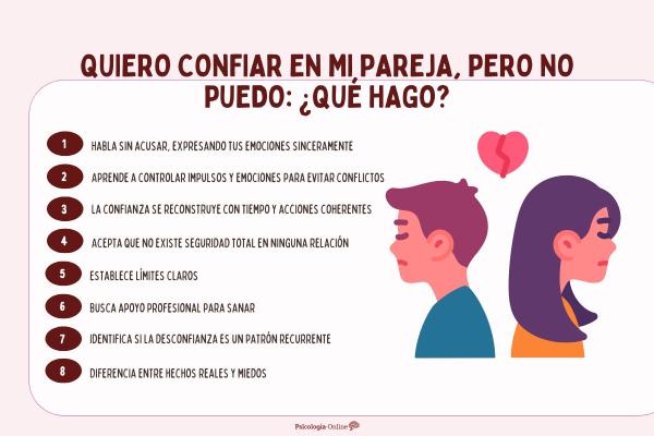 Quiero confiar en mi pareja, pero no puedo: ¿qué hago?