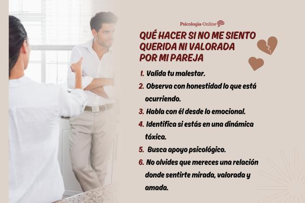 No me siento querida ni valorada por mi pareja: causas psicológicas y qué hacer