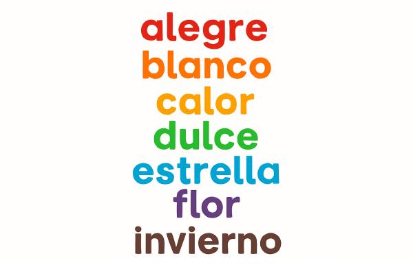 Ejercicios de estimulación cognitiva para adultos - Ordena palabras alfabéticamente
