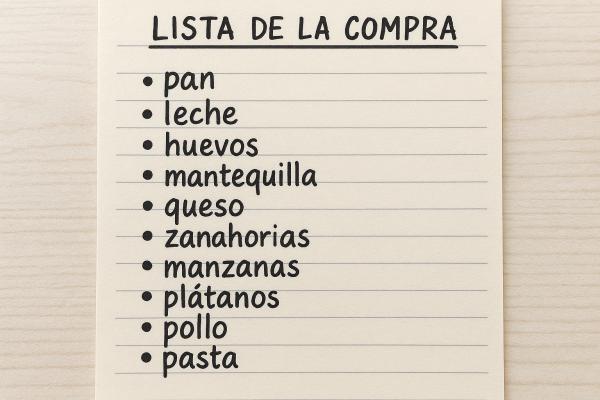 Ejercicios de estimulación cognitiva para adultos - Recordar la lista de la compra