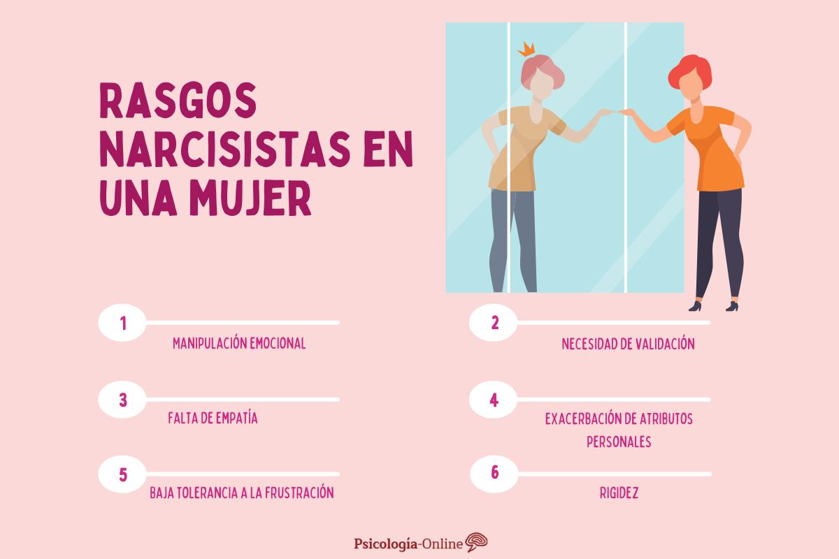 Mujer narcisista: rasgos y personalidad 