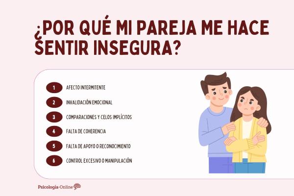 ¿Por qué mi pareja me hace sentir insegura y qué hacer?