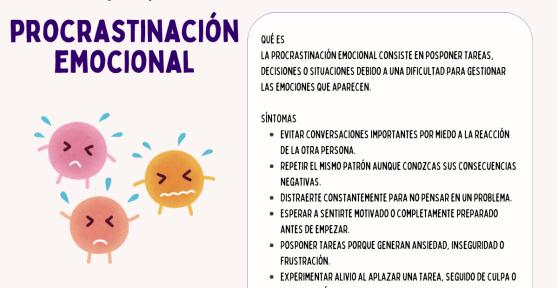 Qué es la procrastinación emocional y por qué evitamos lo que sentimos
