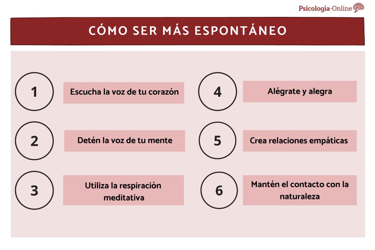 Cómo ser más espontáneo