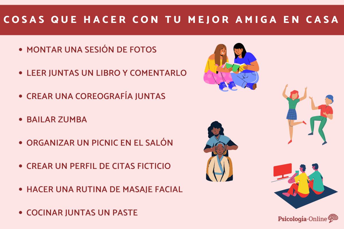 Cosas que hacer con tu mejor amiga en casa