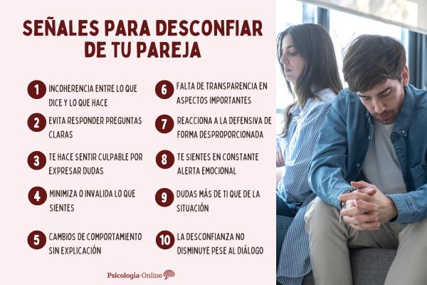 Señales para desconfiar de tu pareja