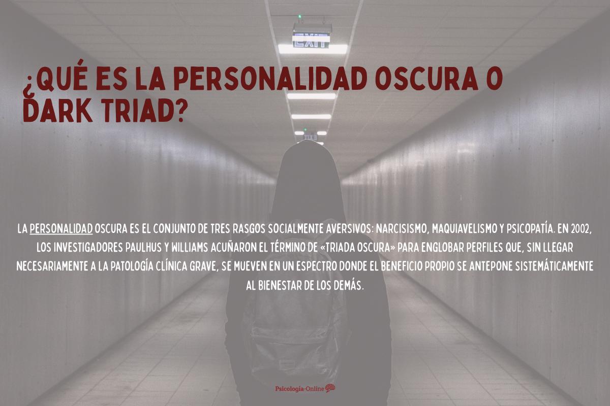 Características de personalidad oscura (Dark Triad)