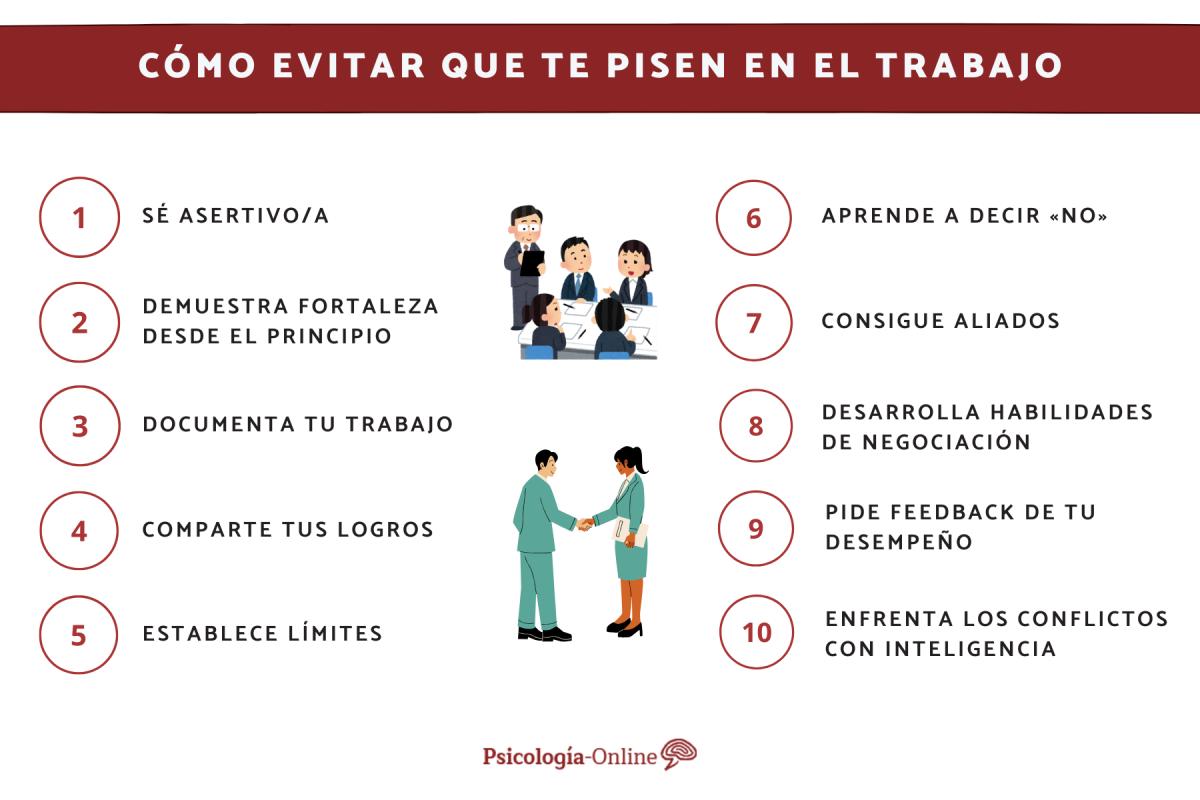 Cómo evitar que te pisen en el trabajo