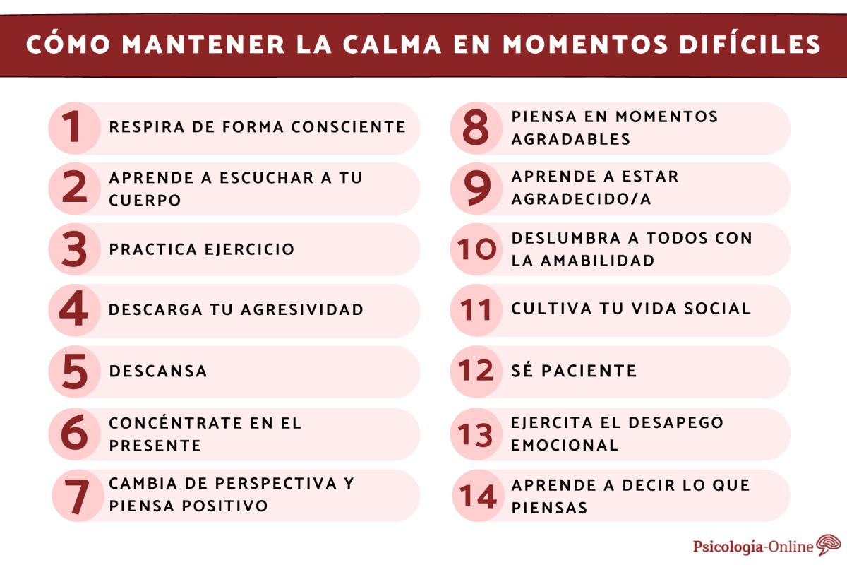 Cómo mantener la calma en momentos difíciles