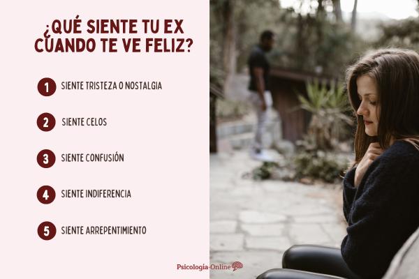 Qué siente tu ex cuando te ve feliz