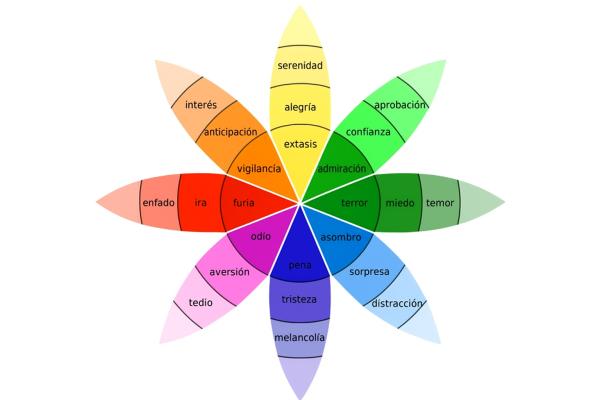 10 dinámicas de inteligencia emocional para adultos - Rueda de las emociones