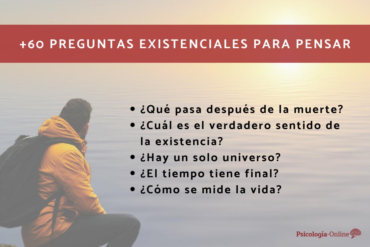Preguntas existenciales para pensar