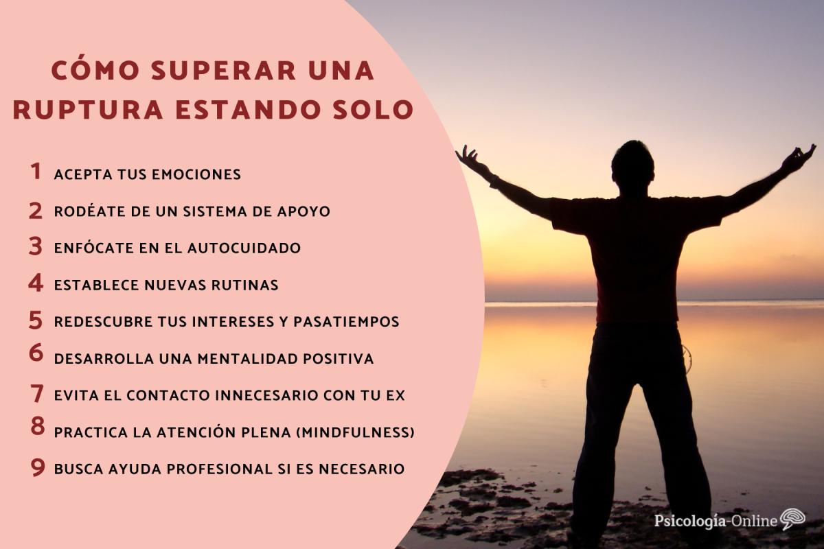 Cómo superar una ruptura estando solo