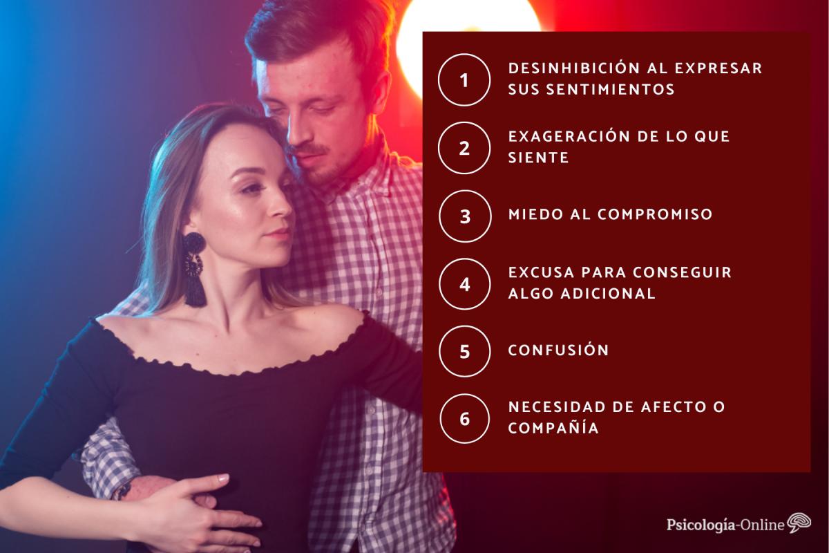 Qué significa cuando un hombre borracho te dice «te quiero»