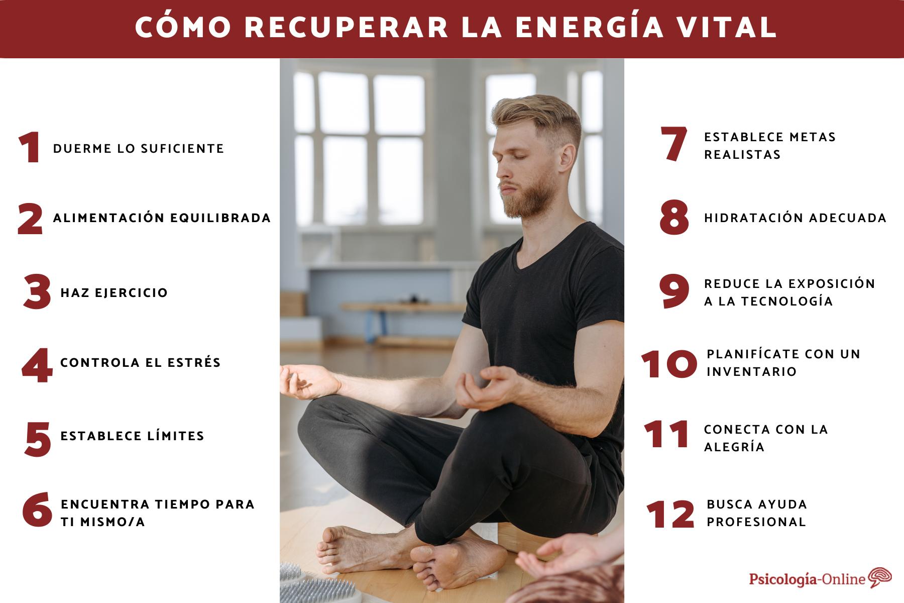 12 Técnicas Para Recuperar Tu Energía Vital