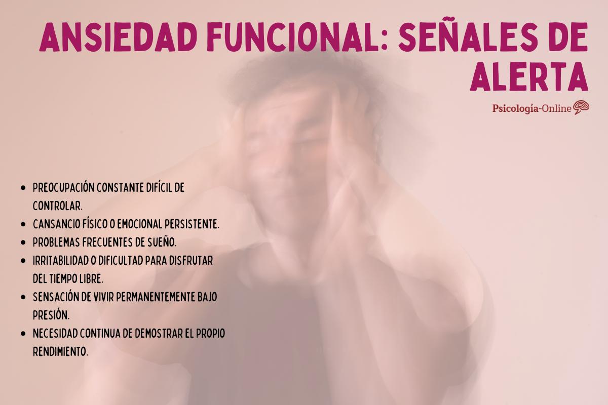 Cómo saber si tienes ansiedad funcional: síntomas más comunes
