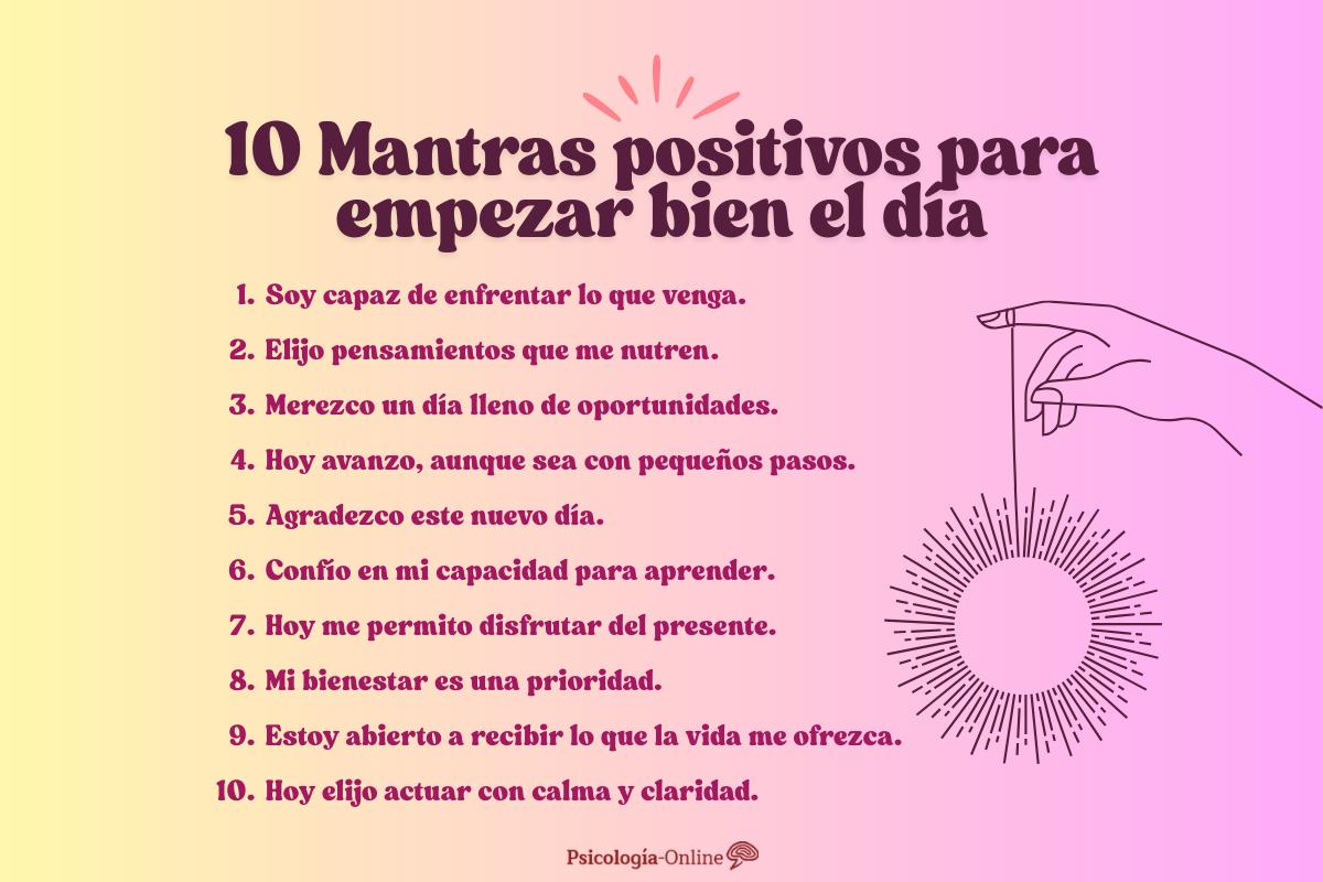 10 mantras positivos para empezar el día