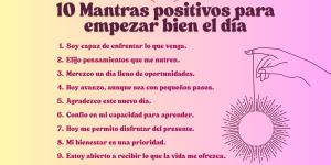 10 mantras positivos para empezar el día